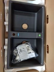 Chậu đá Blanco 860mm màu đen 567.68.349