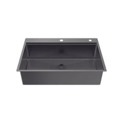 Chậu rửa chén Hafele 760mm HS25-SSN1S-7650 màu Titan 567.24.484