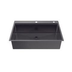 Chậu rửa chén Hafele 760mm HS25-SSN1S-7650 màu Đen 567.24.485