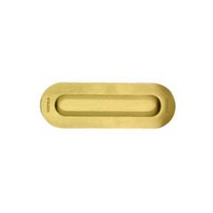 Tay nắm âm Hafele màu đồng bóng 150 x 50mm 489.72.143