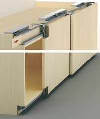 Bộ phụ kiện cơ bản cho cửa trượt thẳng 2 cánh Hafele 402.35.001