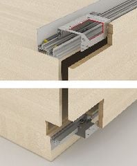 Phụ kiện cửa trượt 2 cánh Hafele 406.78.026