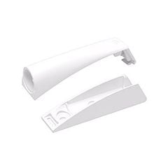 Đế nêm nhấn mở Hafele - Màu trắng - Loại ngắn 356.12.726