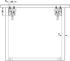 Ray âm giảm chấn Hafele mở 3/4 - 350mm 433.03.003
