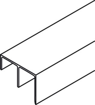 Ray đôi dẫn hướng dưới Hafele 3500mm 400.52.955