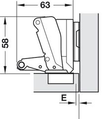 Bản lề Hafele 165 độ Lọt lòng 311.93.503