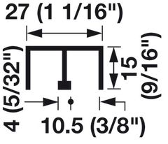 Ray dẫn hướng đôi 5m, bên trên, bắt vít - độ dày kính: 6 mm, 8 mm 415.10.805