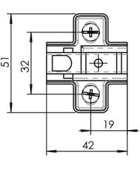 Vít thép không gỉ Hafele 334.90.024