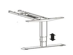 Phụ kiện nâng hạ mặt bàn 633.44.042