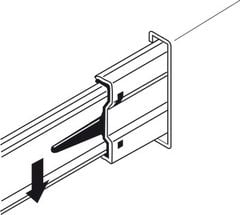 Ray bi 3 tầng Hafele 550mm 494.02.466