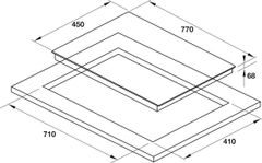 Bếp từ Hafele 3 vùng nấu HC-I773D 536.01.905