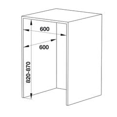 Máy rửa chén âm bán phần Hafele HDW-HI60C 533.23.120