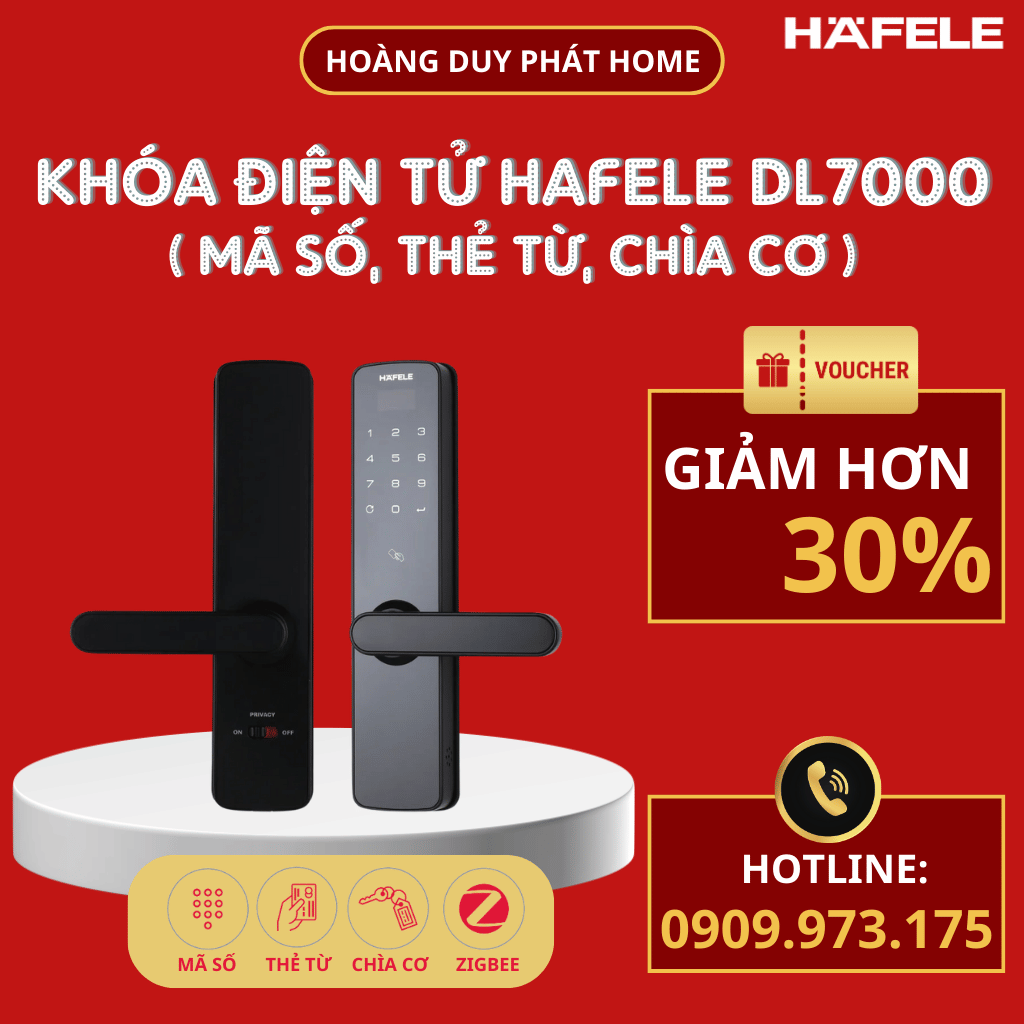 Khóa điện tử Hafele DL7000 912.05.497