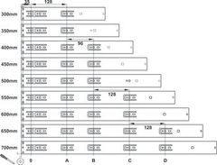 Ray bi 3 tầng Hafele 400mm Màu đen 494.02.453