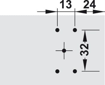 Đế cho bản lề giảm chấn Häfele 311.71.670