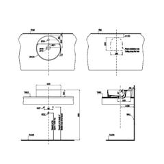 Chậu lavabo đặt bàn SAPPORO 420x420x145 Hafele 588.79.031