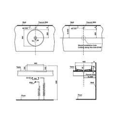 Chậu lavabo đặt bàn VIGOR 400x145 Hafele 588.79.060