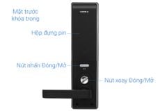 Khóa điện tử Häfele DL7900-TCB màu đen thân lớn 912.05.641