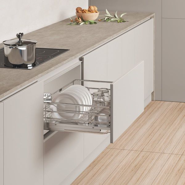 Kệ để chén đĩa Hafele 600mm Inox 304 549.04.044
