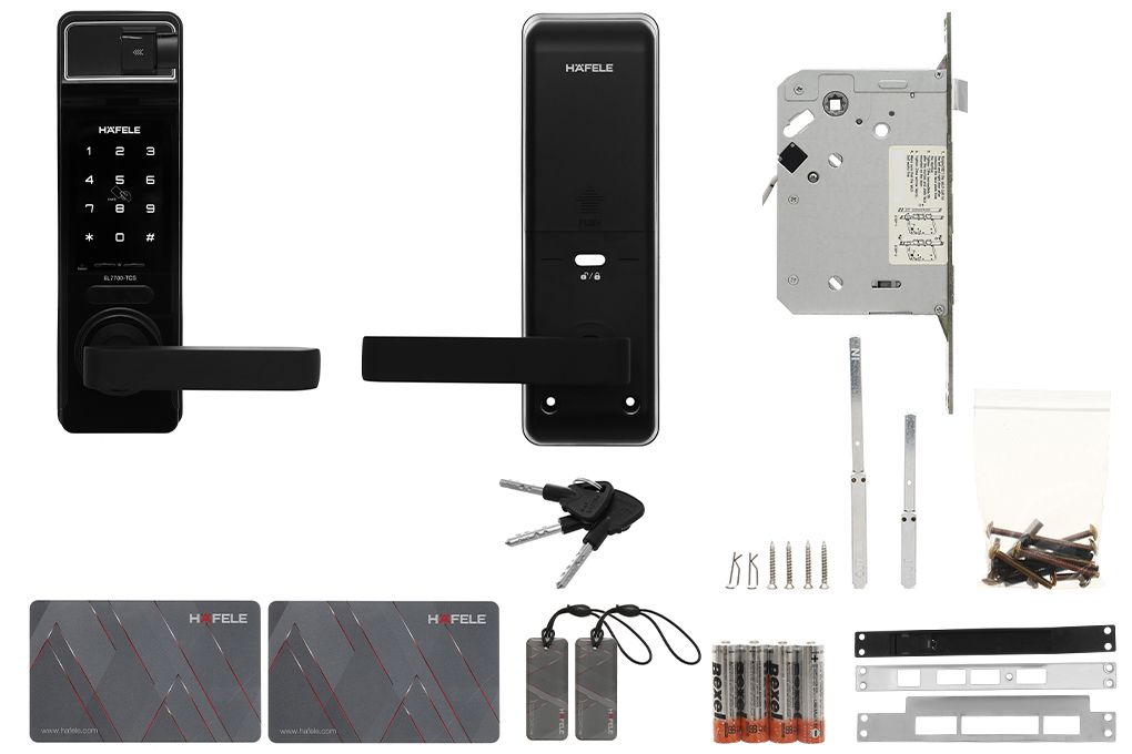 Khóa điện tử vân tay Hafele EL7700-TCS Thân khóa lớn 912.05.584