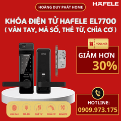 Khóa điện tử vân tay Hafele EL7700-TCS Thân khóa lớn 912.05.584