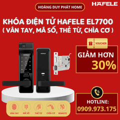 Khóa điện tử vân tay Hafele EL7700-TCS Thân khóa nhỏ 912.05.583