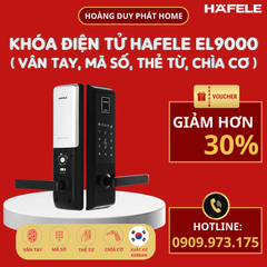 Khóa vân tay Hafele EL9000-TCS Màu đen 912.05.378