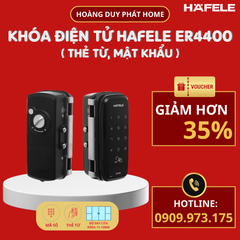 Khóa điện tử Hafele ER4400-TC cho cửa kính 912.05.700
