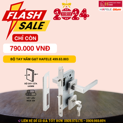 Bộ khoá cửa phòng Hafele 499.63.803