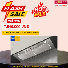 Máy hút mùi âm tủ Hafele 80cm HH-BI79A 533.80.038