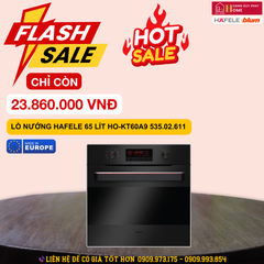 Lò nướng âm tủ Hafele 65 lít HO-KT60A9 535.02.611