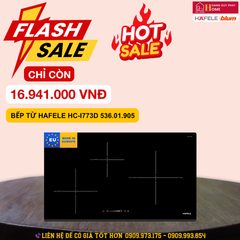 Bếp từ Hafele 3 vùng nấu HC-I773D 536.01.905
