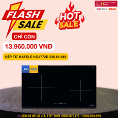 Bếp từ Hafele 2 vùng nấu HC-I772D 536.61.645