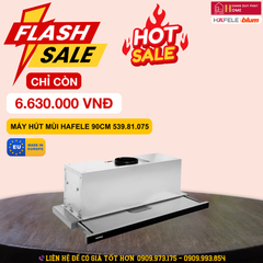 Máy hút mùi âm tủ Hafele 90cm HH-TG90E 539.81.075