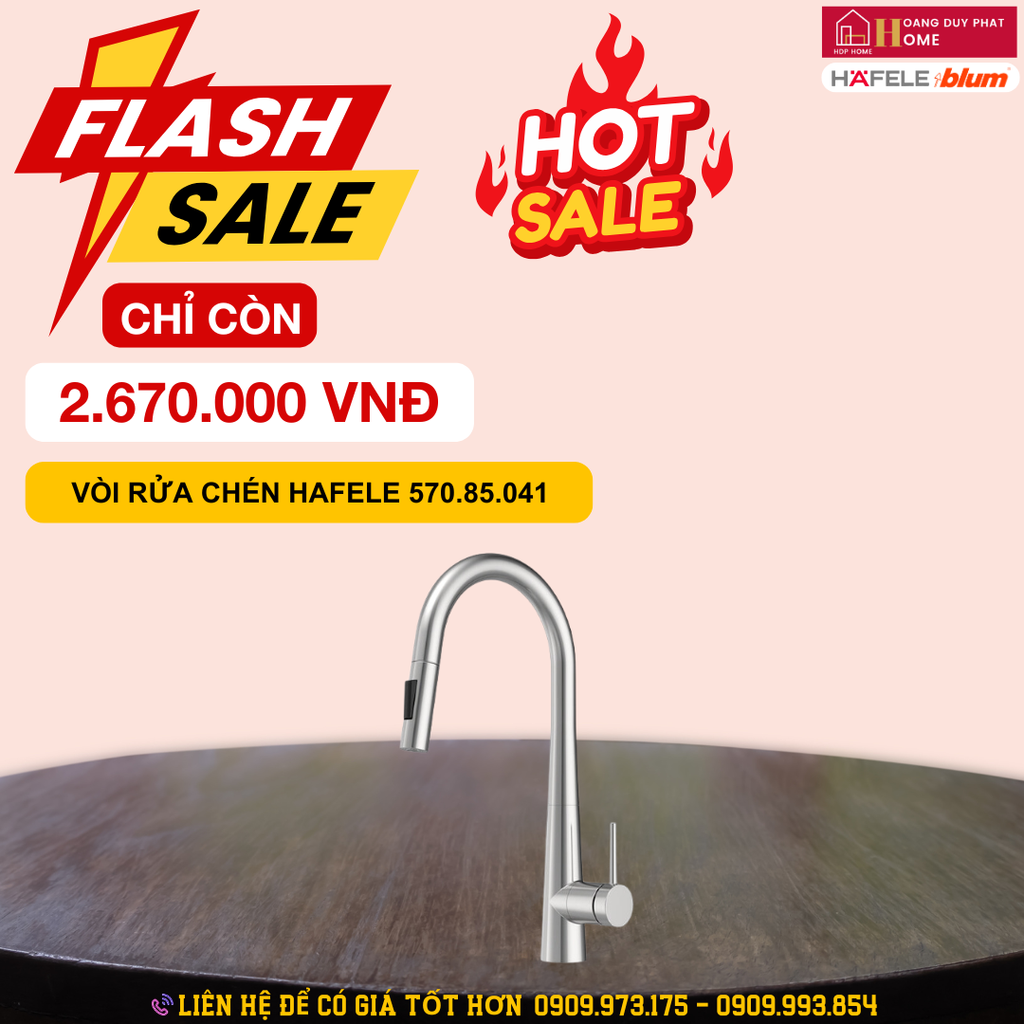 Vòi bếp Hafele HT24-SH1P417 570.85.041