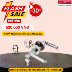 Khóa tay nắm gạt Hafele cửa đi 911.63.222