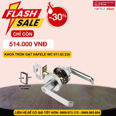 Khóa tay nắm gạt Häfele cửa phòng vệ sinh 911.63.226