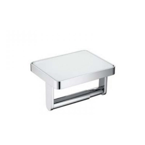Giá treo giấy vệ sinh mặt kiếng trắng 495.80.231