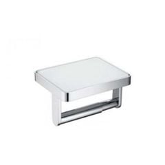 Giá treo giấy vệ sinh mặt kiếng trắng 495.80.231