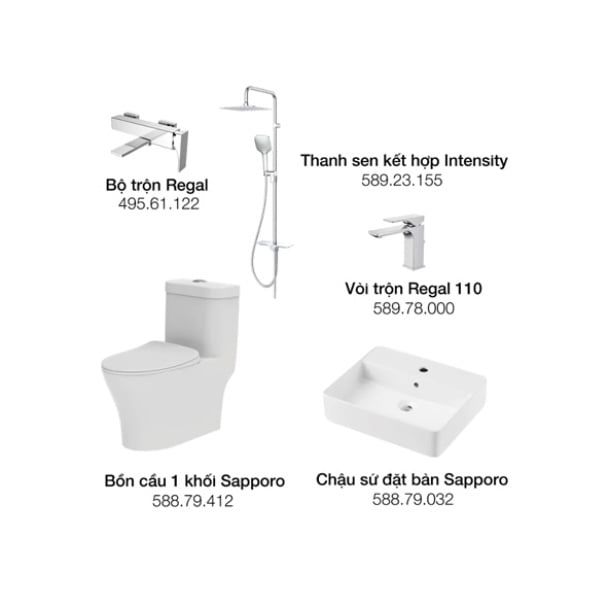 Gói tiện nghi B Hafele 732.05.627