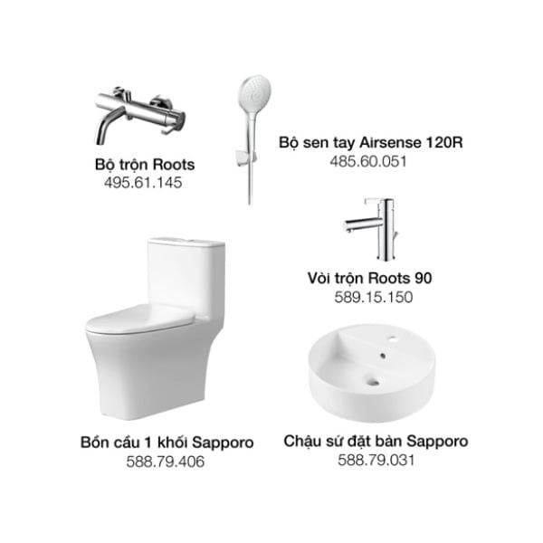 Gói tiện nghi F Hafele 732.19.764