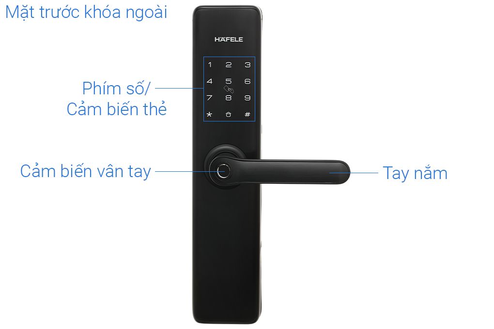 Khóa vân tay Hafele DL7600 912.20.230