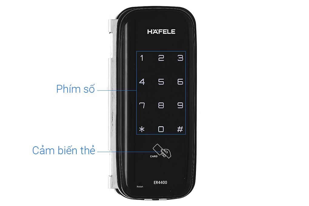 Khóa điện tử Hafele ER4400 TCR (Remote) 912.05.701
