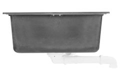 Chậu đá Hafele 1160mm HS19-GED2S80 màu đen 570.35.370