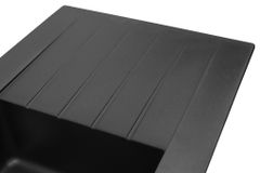 Chậu đá Hafele 1160mm HS19-GED2S80 màu đen 570.35.370