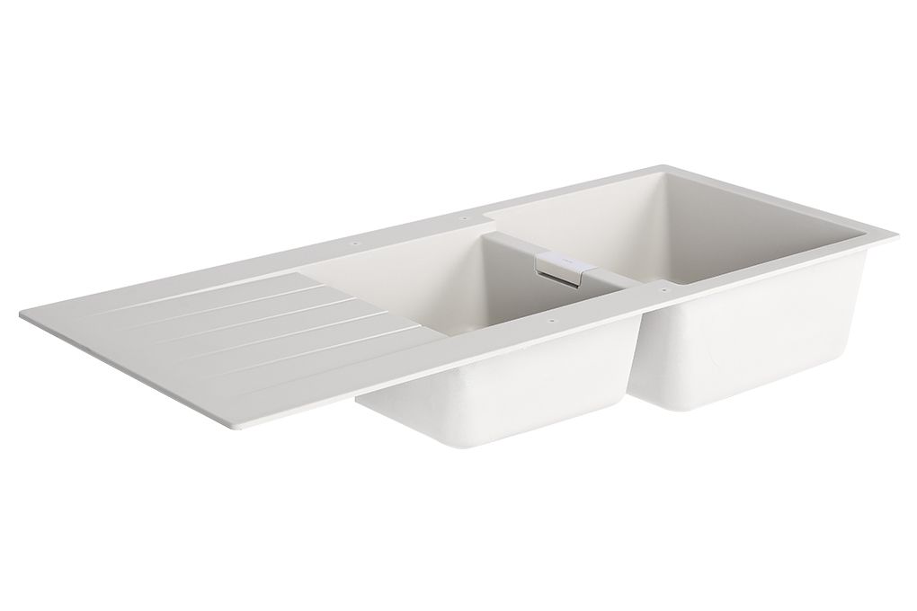 Chậu đá Hafele 1160mm HS19-GED2S80 màu kem 570.35.470