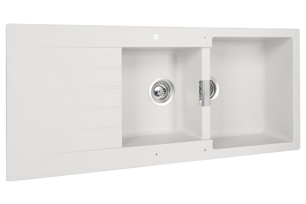 Chậu đá Hafele 1160mm HS19-GED2S80 màu kem 570.35.470