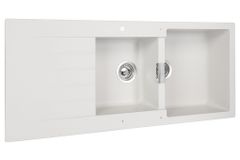 Chậu đá Hafele 1160mm HS19-GED2S80 màu kem 570.35.470