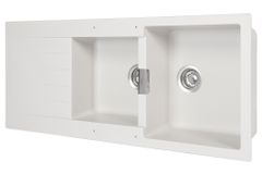 Chậu đá Hafele 1160mm HS19-GED2S80 màu kem 570.35.470