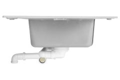 Chậu đá Hafele 1160mm HS19-GED2S80 màu xám 570.35.570